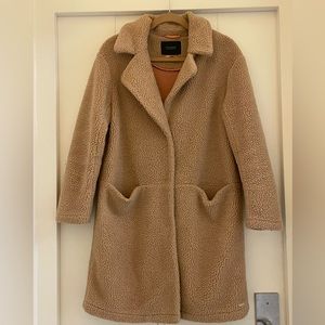Scotch and Soda oversized Teddy coat